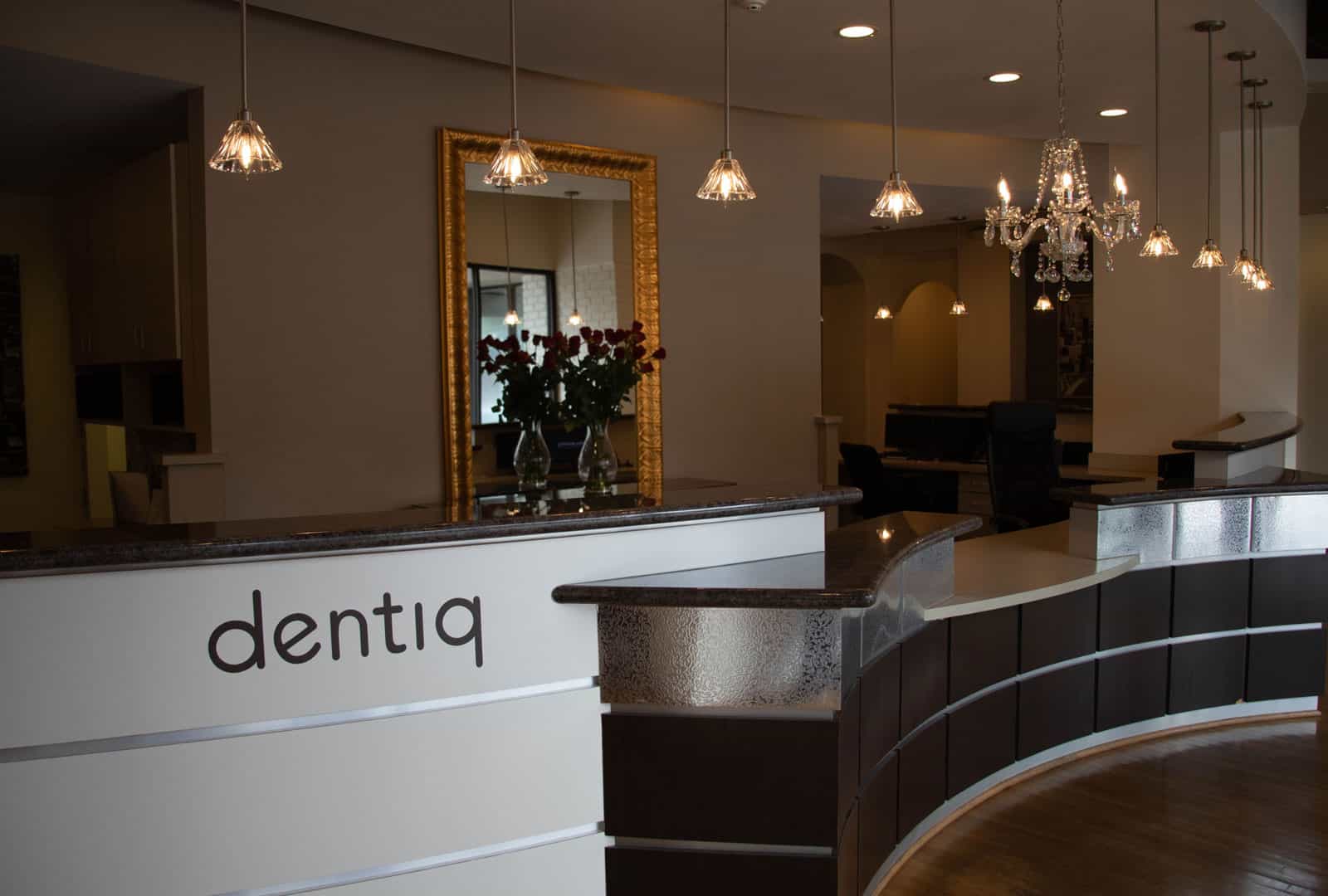 Front Desk Dental Office Reception Area- Dentiq Dentistry